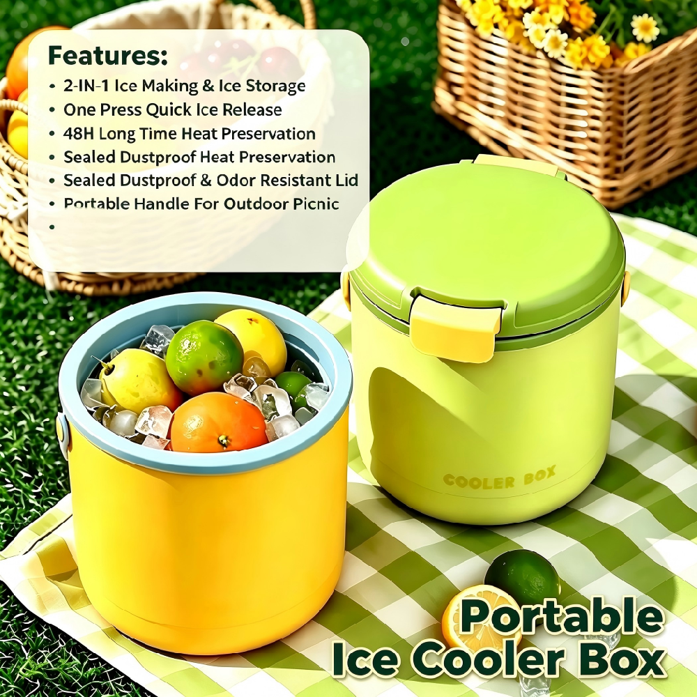 Insulated Ice Maker Cooler Bucket